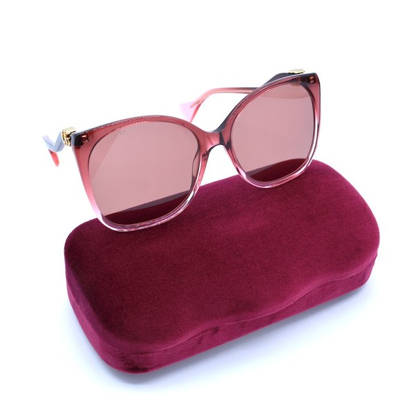 NEW GUCCI GG1010S 004 BURGUNDY RED AUTHENTIC SUNGLASSES 60-18 - Picture 11 of 13
